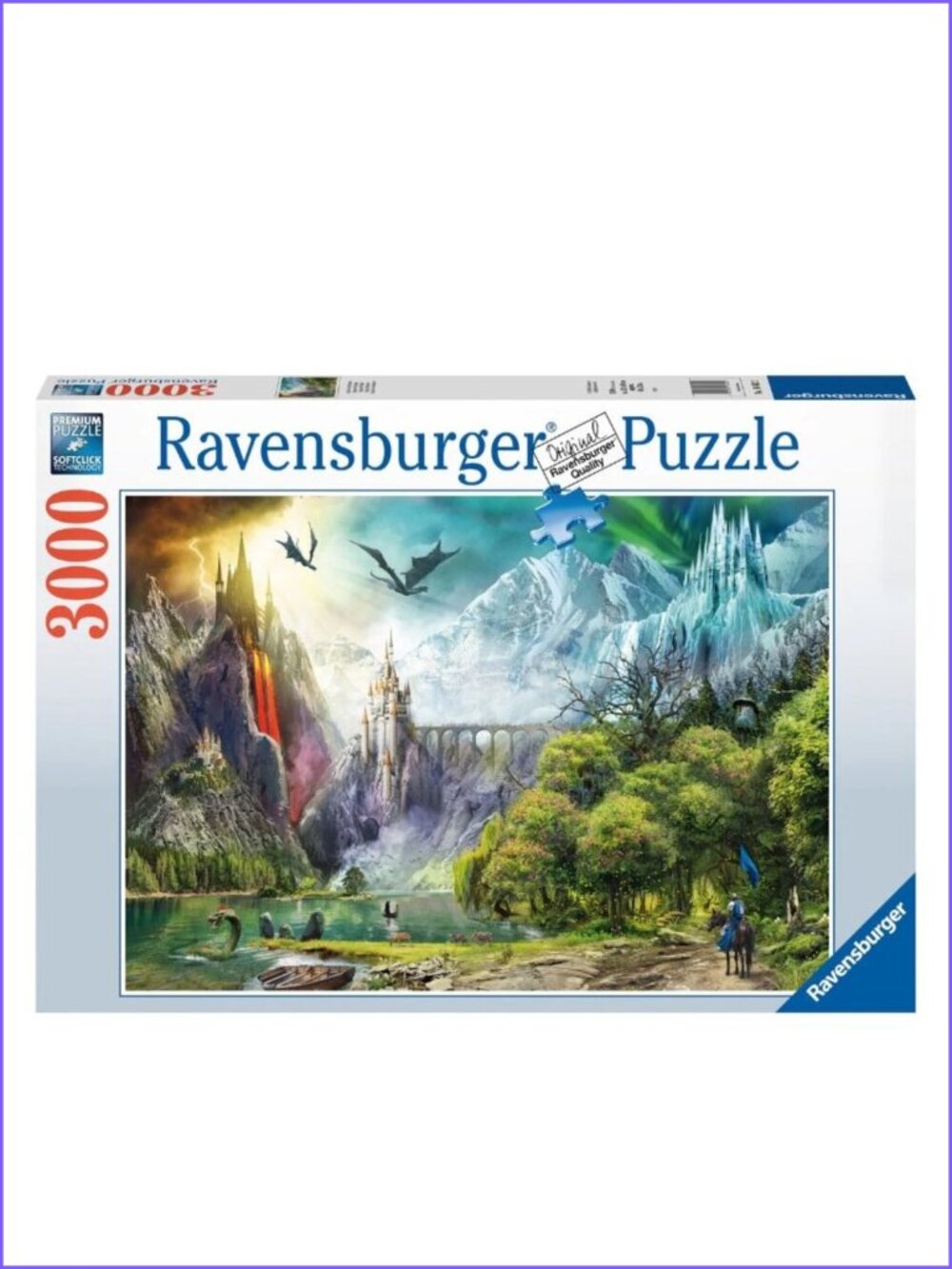 Ravensburger 3000pcs Puzzle-Reign Of Dragons New In Box